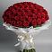 Букет 101 Красная роза Блэк Мэджик в Посёлок Подольской машинно-испытательной станции