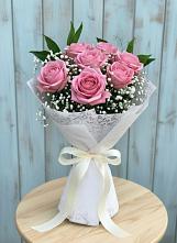 Букет цветов из:  Розы #REPLACE_PRED# Посёлок Подольской машинно-испытательной станции