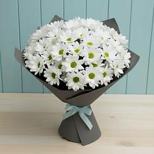 Букет цветов из:  Хризантемы в Посёлок Подольской машинно-испытательной станции