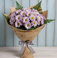 Букет цветов из:  Хризантемы #REPLACE_PRED# Посёлок Подольской машинно-испытательной станции