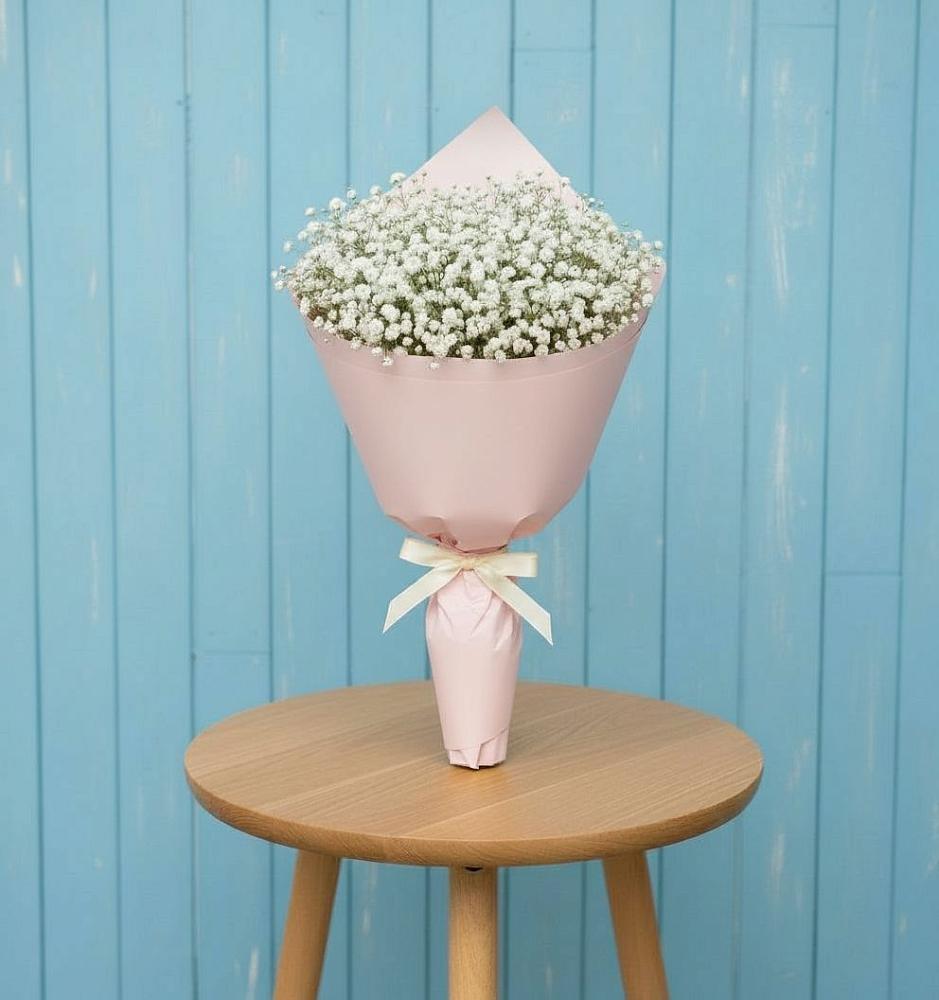 Букет цветов из: Гипсофила в Посёлок Подольской машинно-испытательной станции