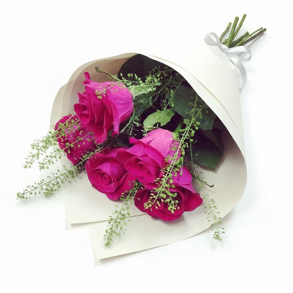 Букет цветов из: Розы в Посёлок Подольской машинно-испытательной станции