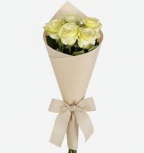 Букет цветов из:  Розы в Посёлок Подольской машинно-испытательной станции