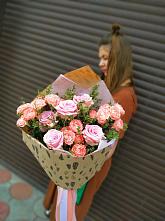 Букет цветов из:  Розы #REPLACE_PRED# Посёлок Подольской машинно-испытательной станции