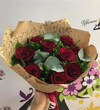 Букет цветов из:  Розы #REPLACE_PRED# Посёлок Подольской машинно-испытательной станции