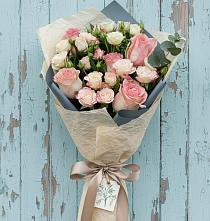 Букет цветов из:  Розы #REPLACE_PRED# Посёлок Подольской машинно-испытательной станции