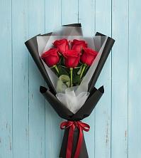 Букет цветов из:  Розы в Посёлок Подольской машинно-испытательной станции