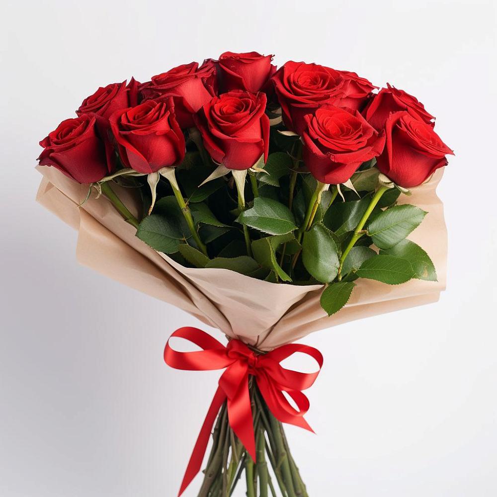 Букет 11 Красных роз Эдлесс Лав в Посёлок Подольской машинно-испытательной станции