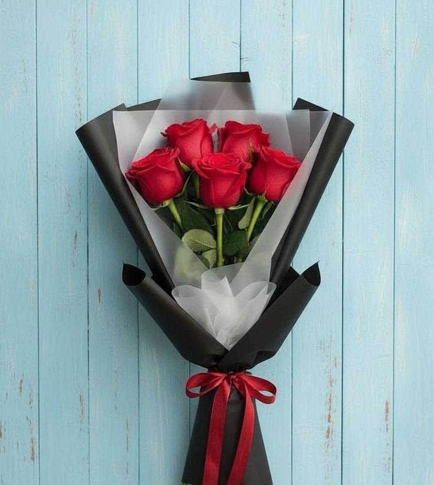 Букет цветов из: Розы в Посёлок Подольской машинно-испытательной станции