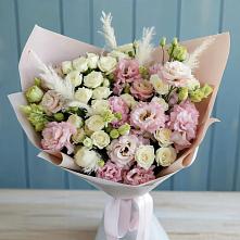 Букет цветов из:  Альстромерии и Розы #REPLACE_PRED# Посёлок Подольской машинно-испытательной станции