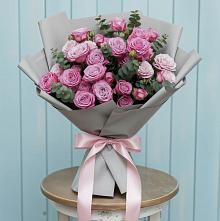 Букет цветов из:  Розы #REPLACE_PRED# Посёлок Подольской машинно-испытательной станции